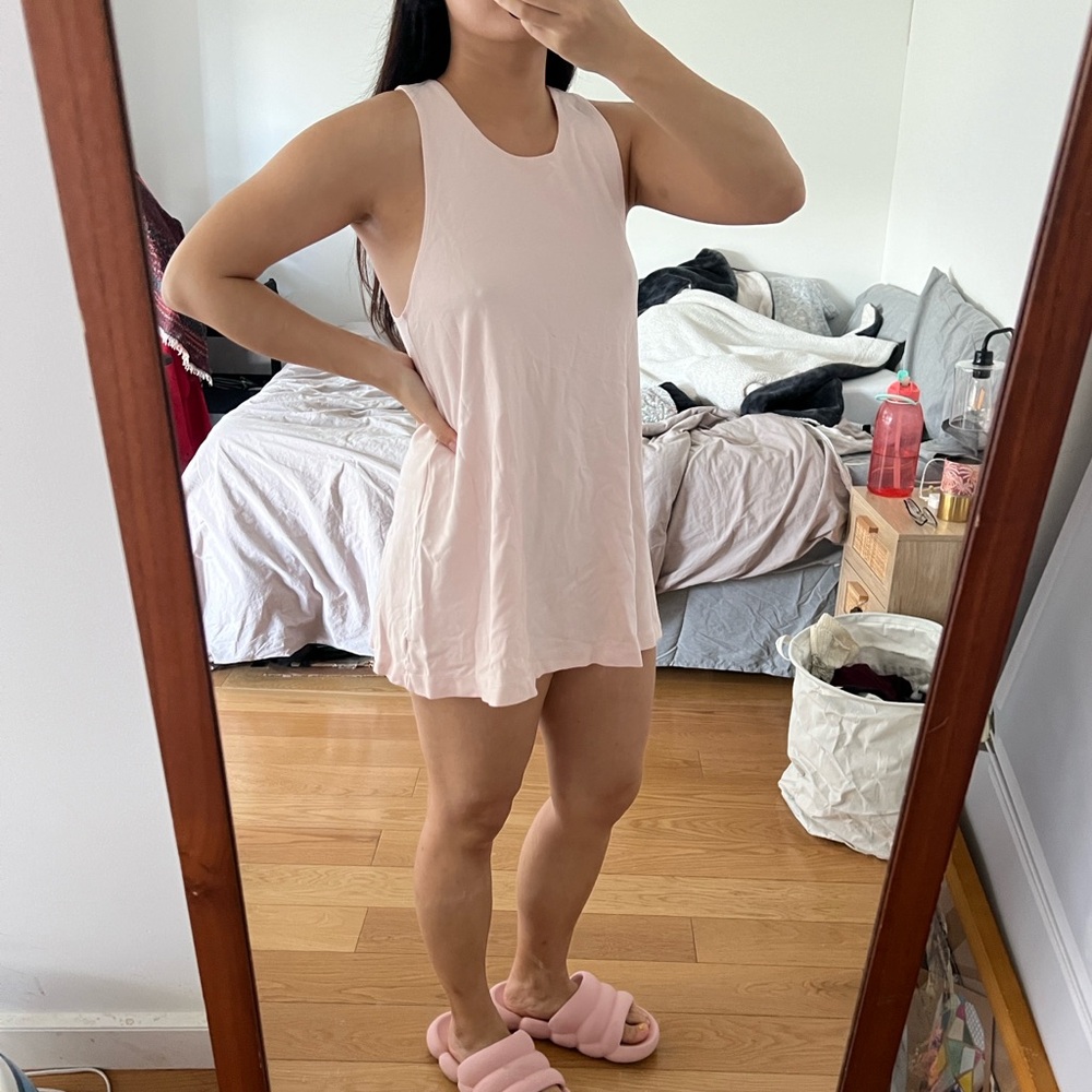 American Apparel Light Pink A-line Dress